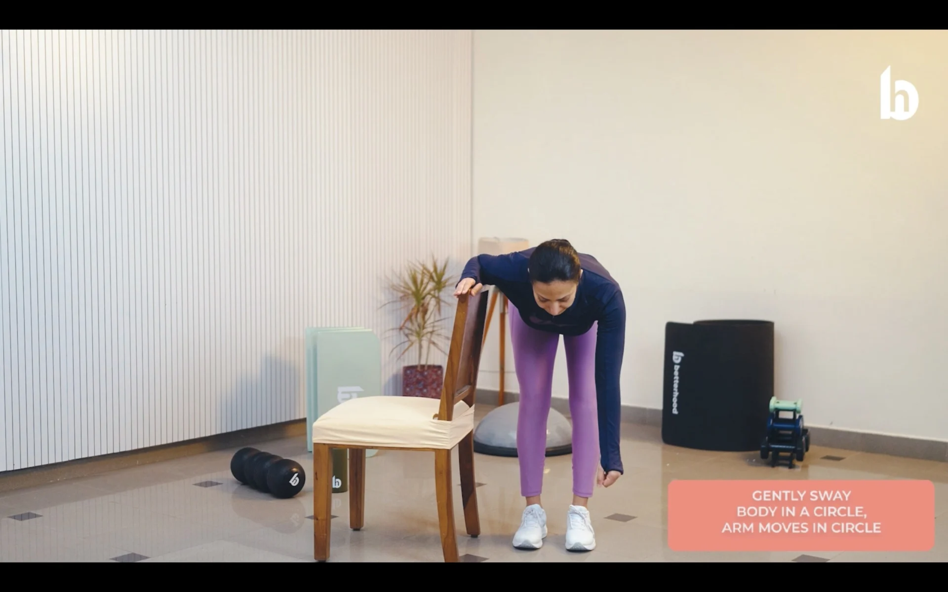 Shoulder pendulum exercise