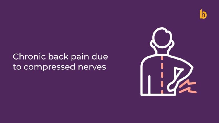 Chronic Back Pain Due to Compressed Nerves