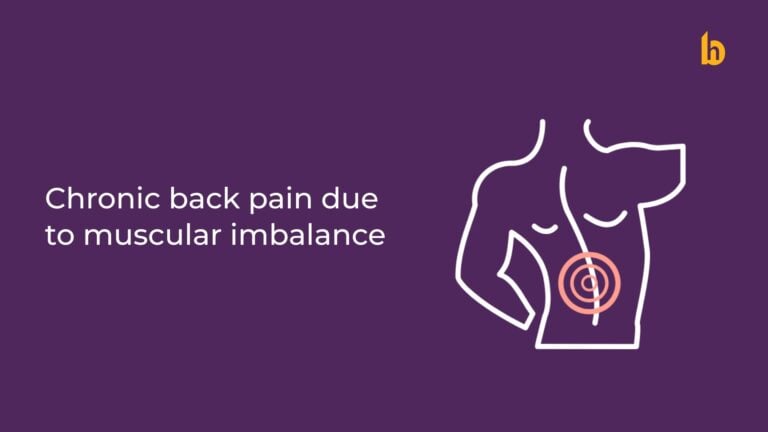 Chronic Back Pain Due to Muscular Imbalance