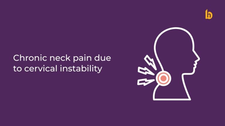 Chronic Neck Pain due to Cervical Instability