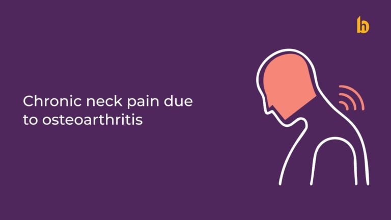 Chronic Neck Pain due to Osteoarthritis