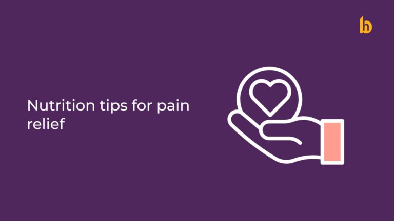 Nutrition Tips for Pain Relief