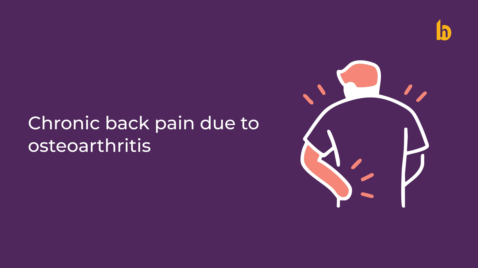 Chronic Back Pain Due to Osteoarthritis