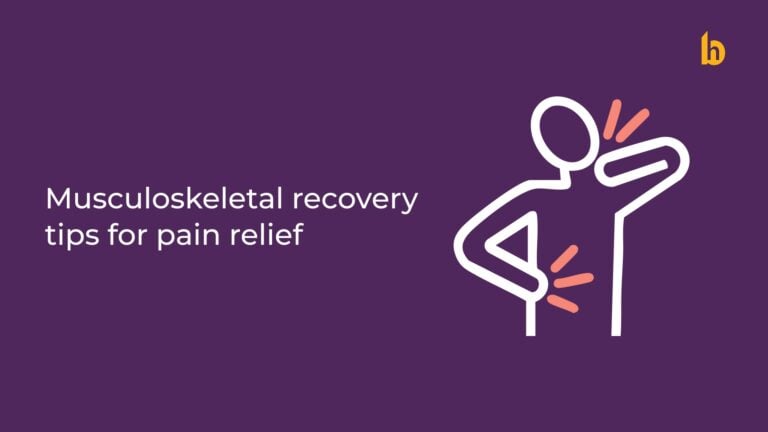 Musculoskeletal Recovery Tips for Pain Relief