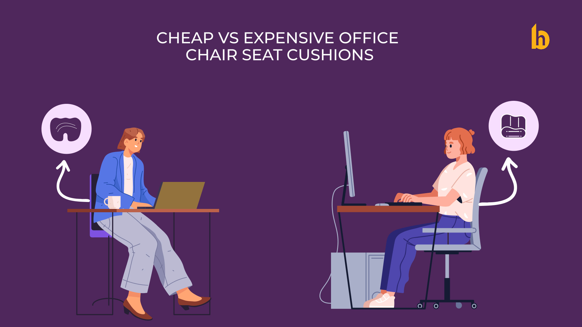 CHEAP Vs EXPENSIVE OFFICE CHAIR SEAT CUSHIONS