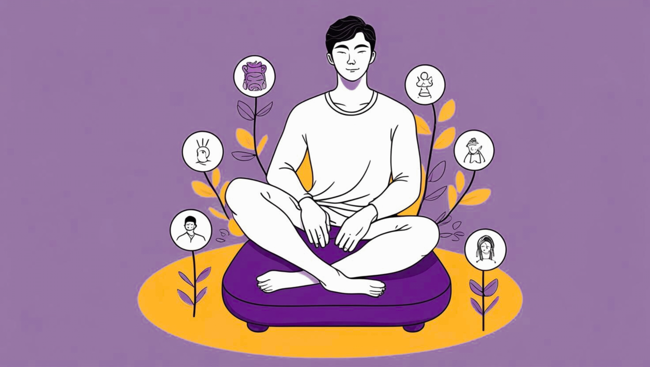Person sitting on a coccyx cushion with illustrated myth vs fact icons, highlighting truths about tailbone pain relief.