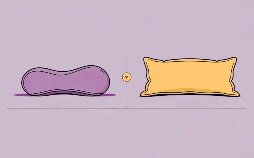Contour Pillow vs Flat Pillow: What Doctors Recommend for Pain-Free Sleep
