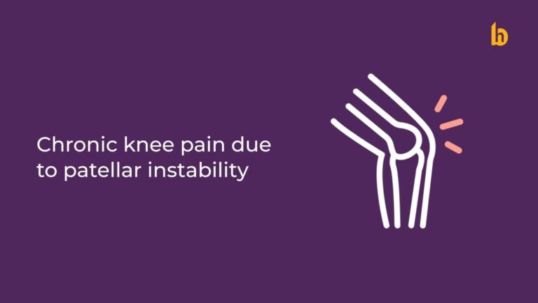 Chronic Knee Pain due to Patellar Instability