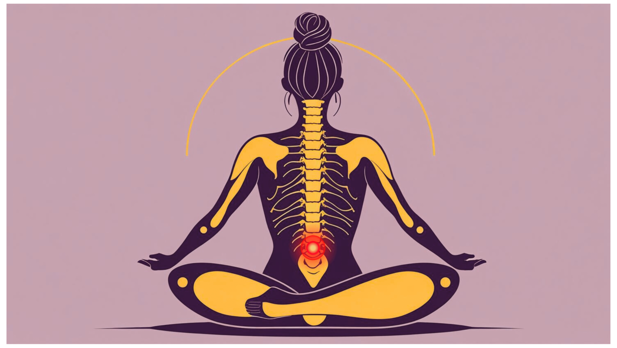 Diagram of back muscles showing imbalance as a common cause of chronic back pain.