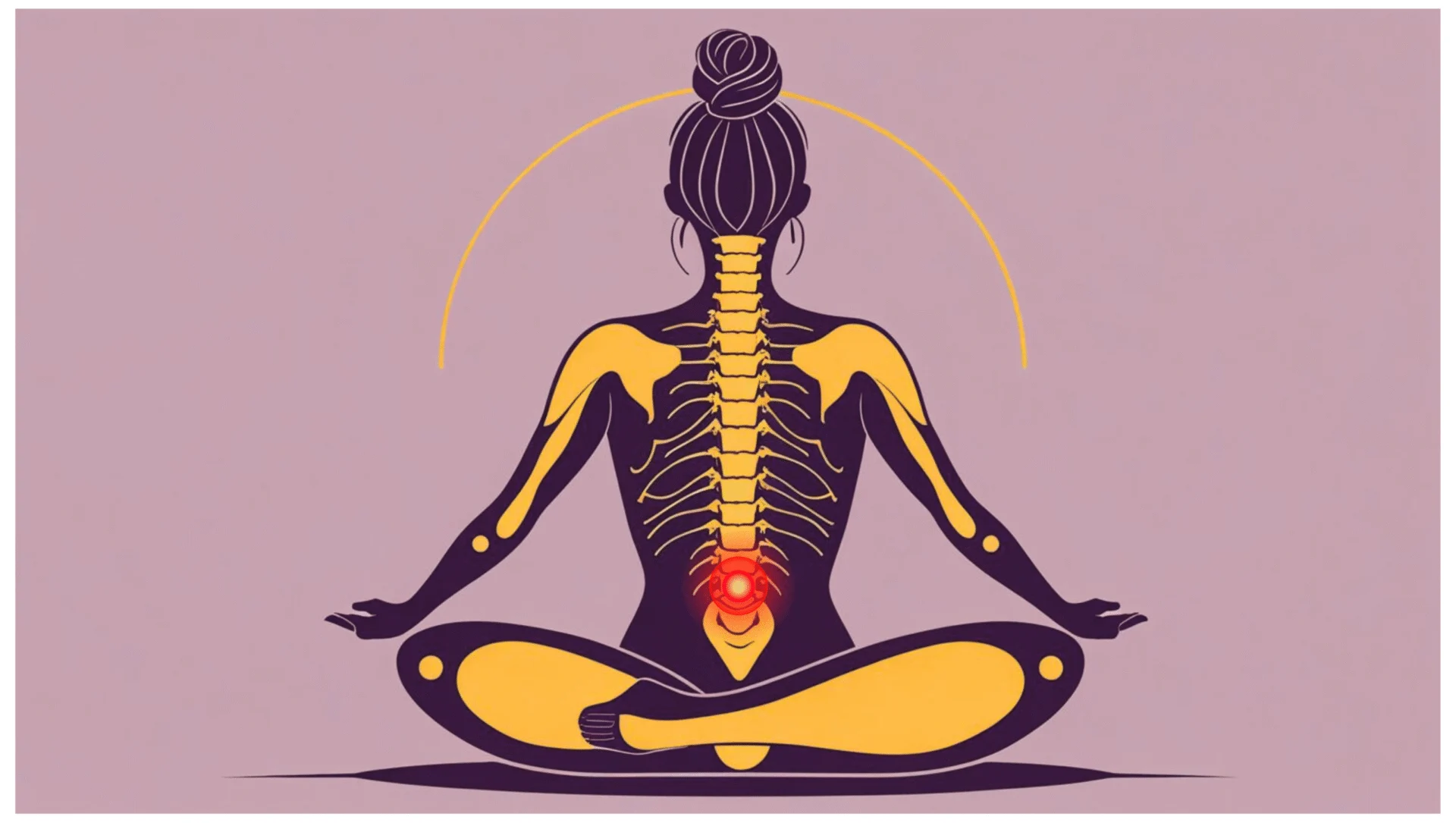 Diagram of back muscles showing imbalance as a common cause of chronic back pain.
