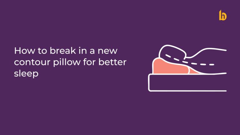 How to Break in a New Contour Pillow for Better Sleep