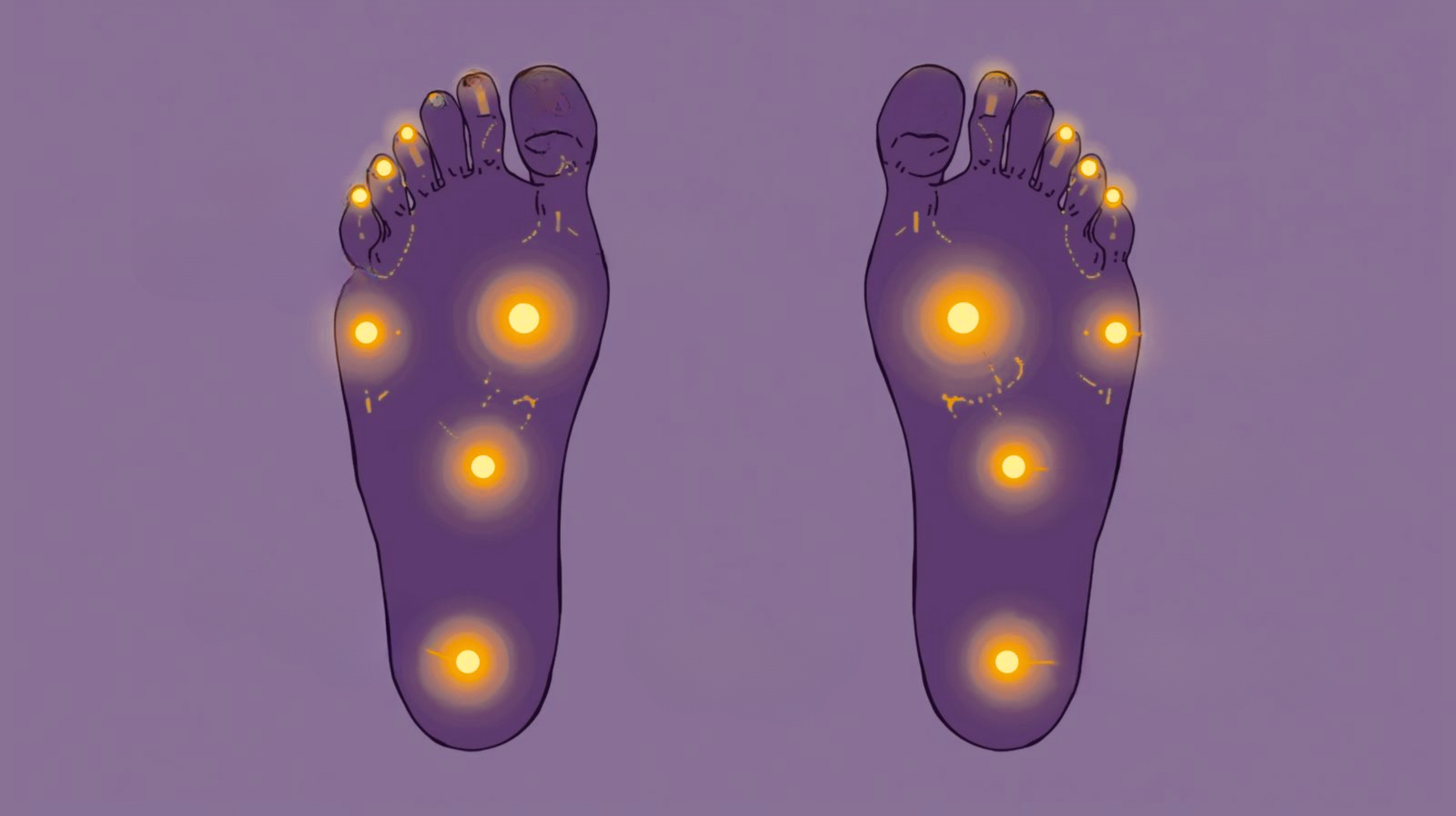 Acupressure points in foot