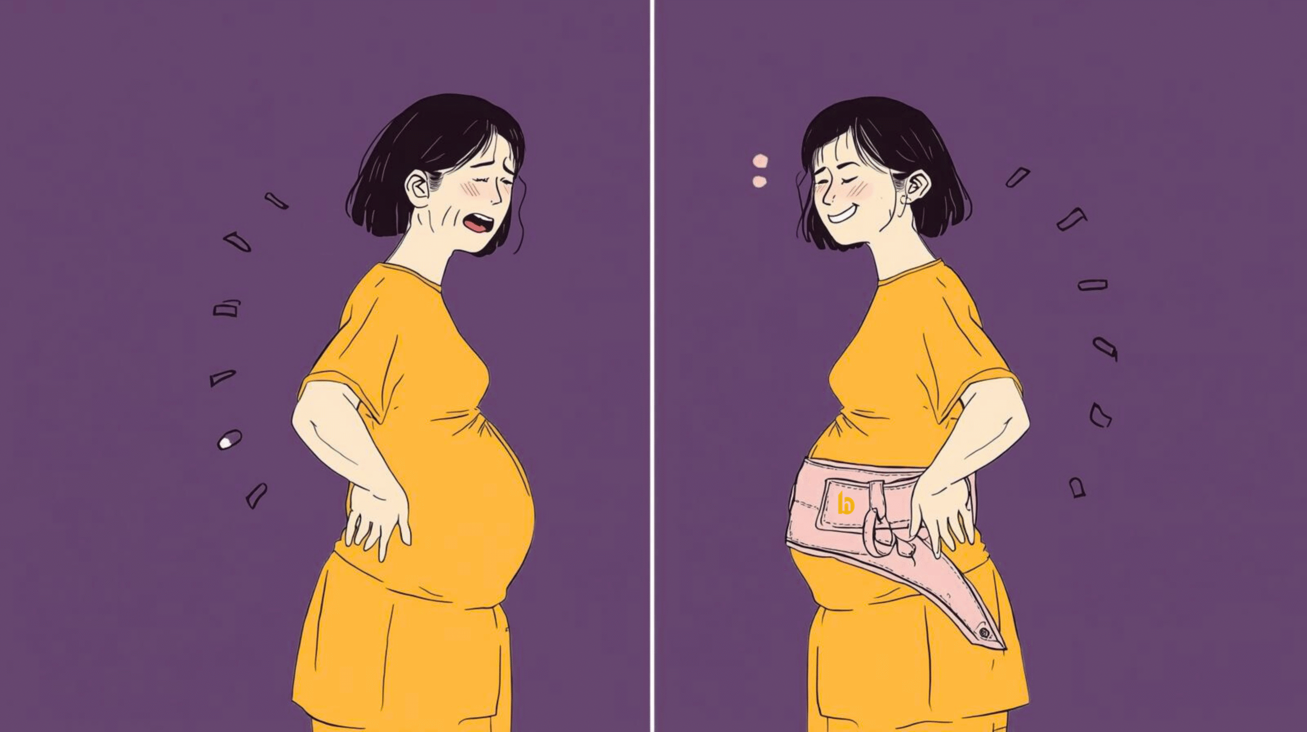 Tired of Aches Pregnancy Back Pain Belts to the Rescue!