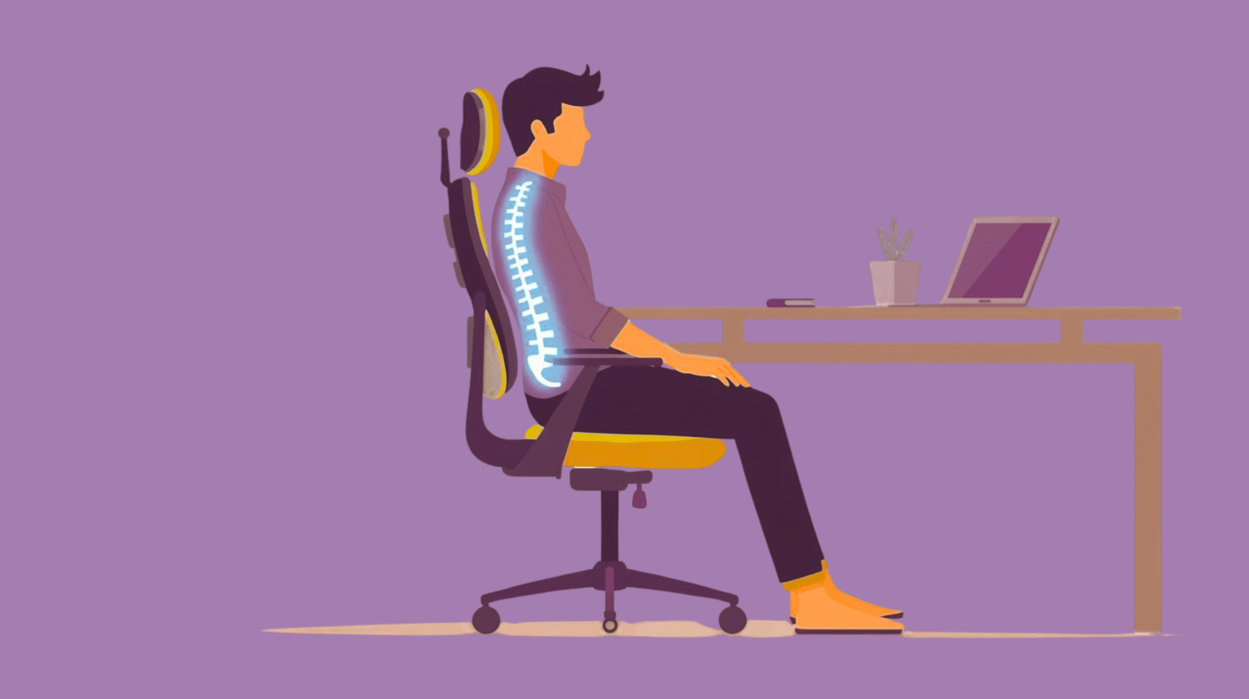 back pain office chair