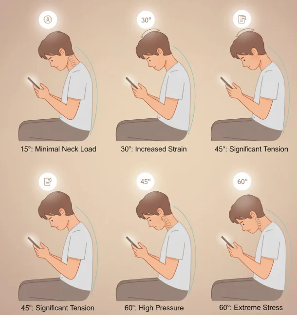 Looking Down: The Physics of Phone Posture