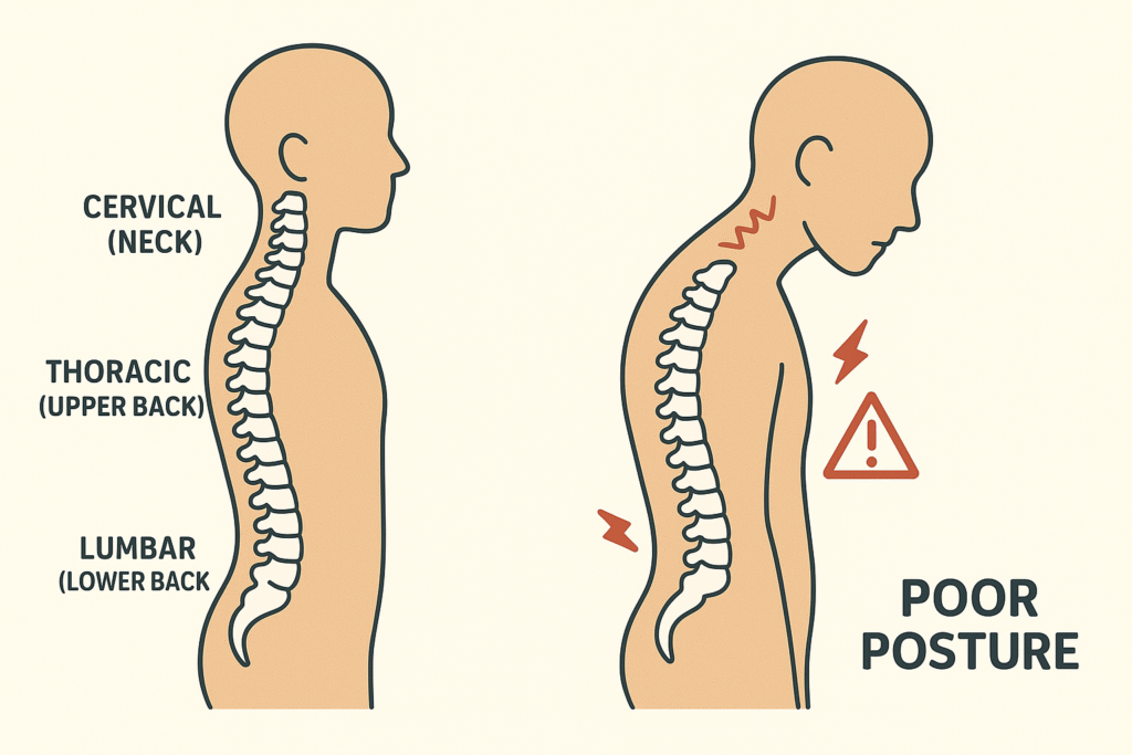 Relationship Between Neck Support and Spinal Alignment
