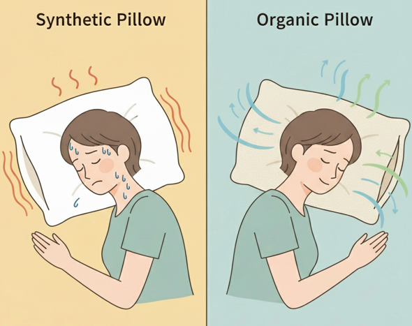 Comparing Synthetic Pillows to Organic Alternatives