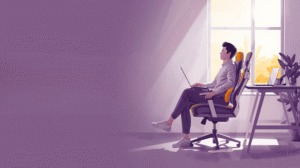 Office Chair Cushion Memory Foam for Comfort & Posture