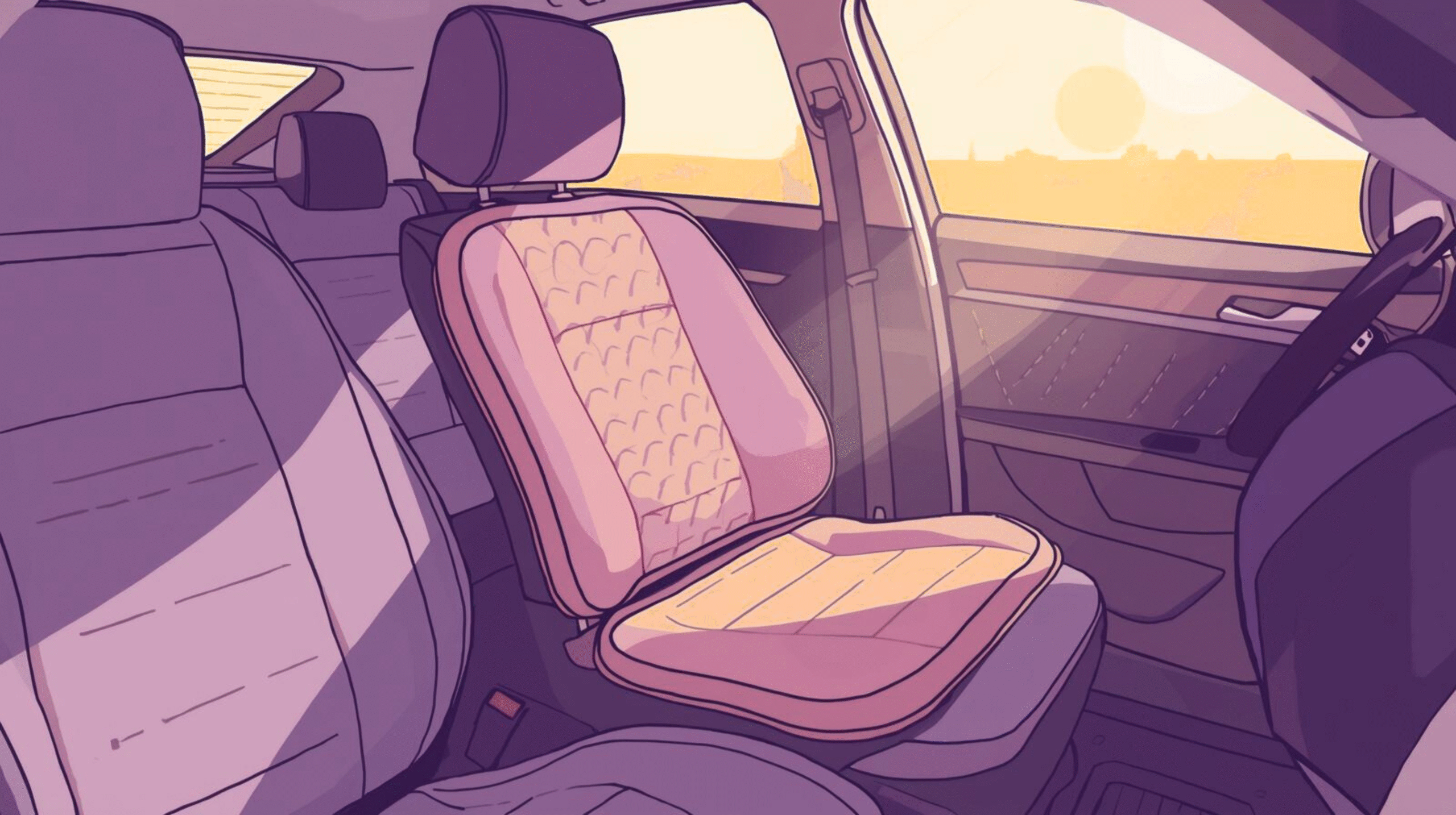 Car Seat Cushion Memory Foam for Ultimate Driving Comfort