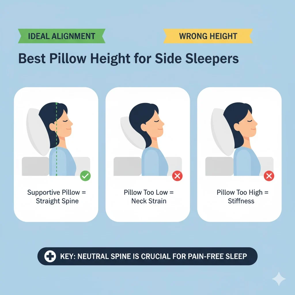 Ideal Pillow Height for Side Sleepers 