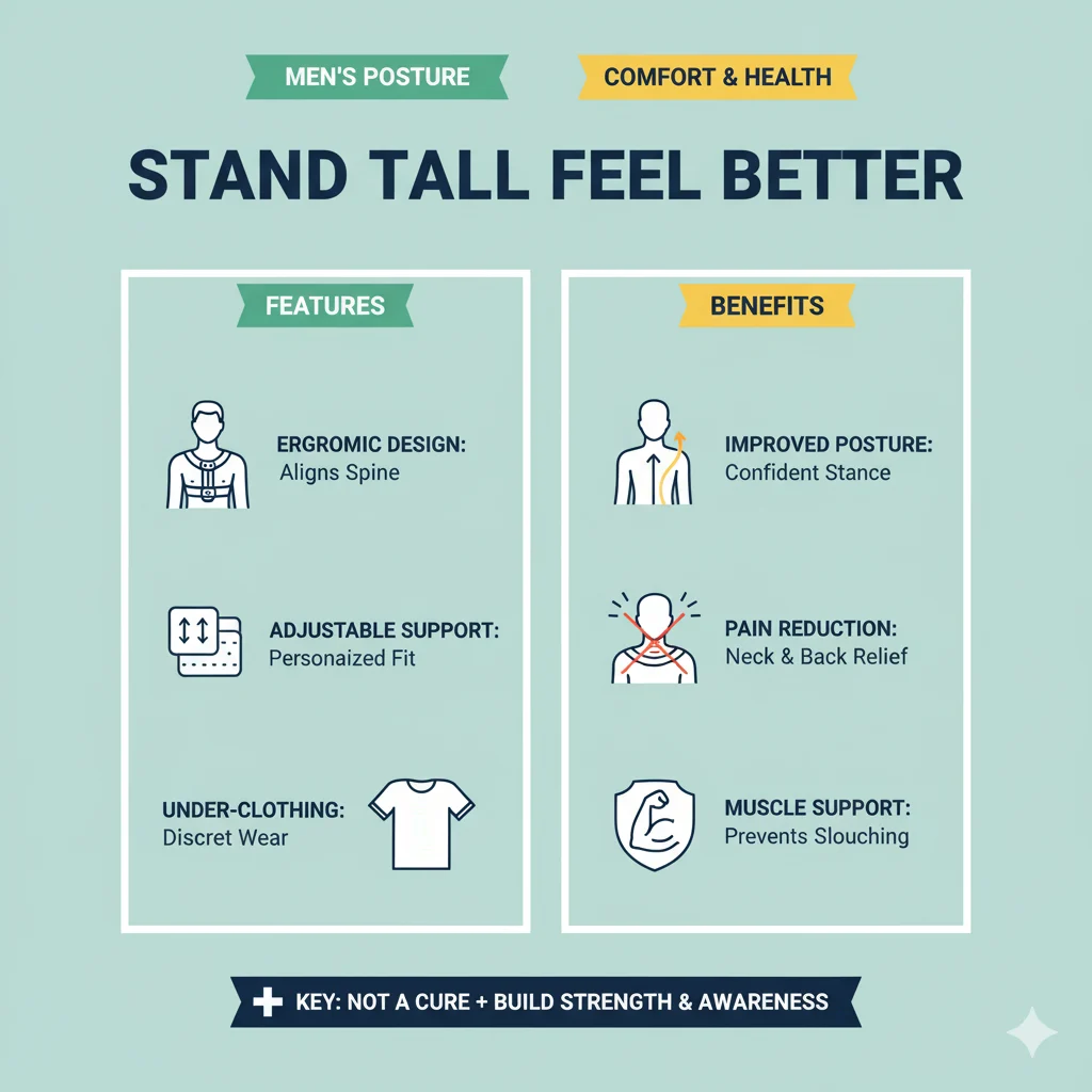 Key Benefits of Posture Corrector Belts for Men