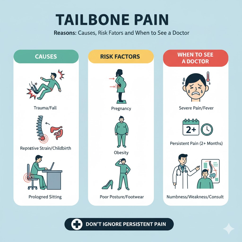 Common Reasons for Tailbone Pain
