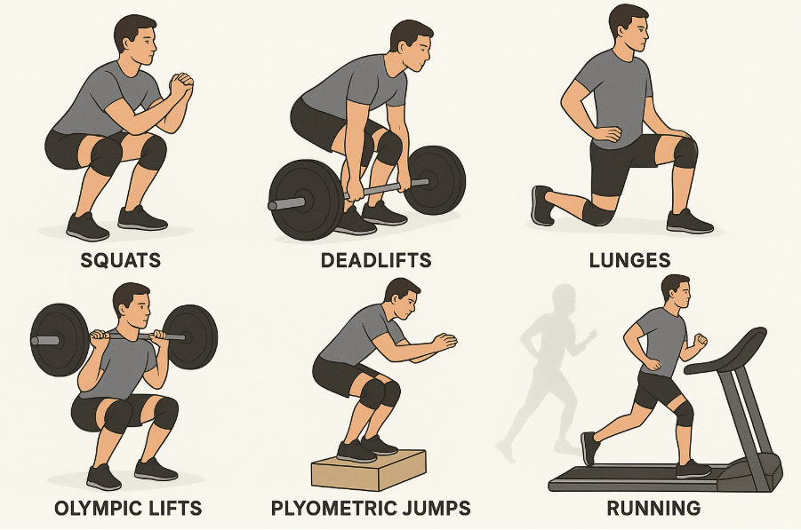 Exercises That Benefit Most from Knee Support