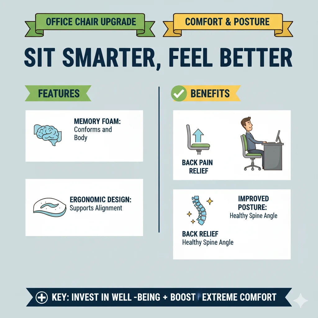 How to Choose the Right Memory Foam Office Chair Cushion