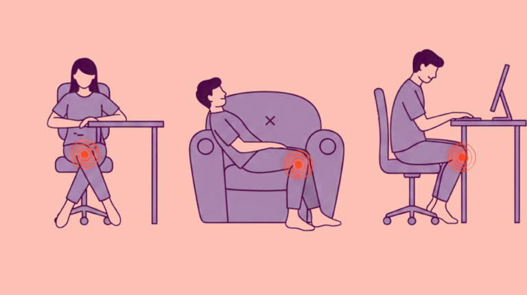 How Poor Posture Causes Knee Pain and How to Fix It