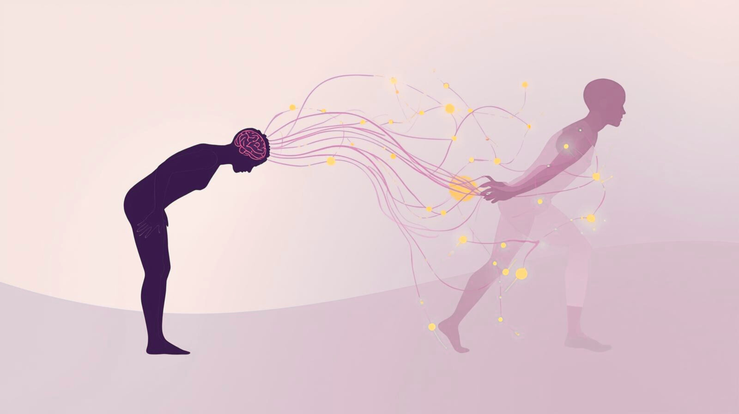 Body in restricted posture with limited range of motion illustrating how reduced movement affects nervous system safety and body awareness