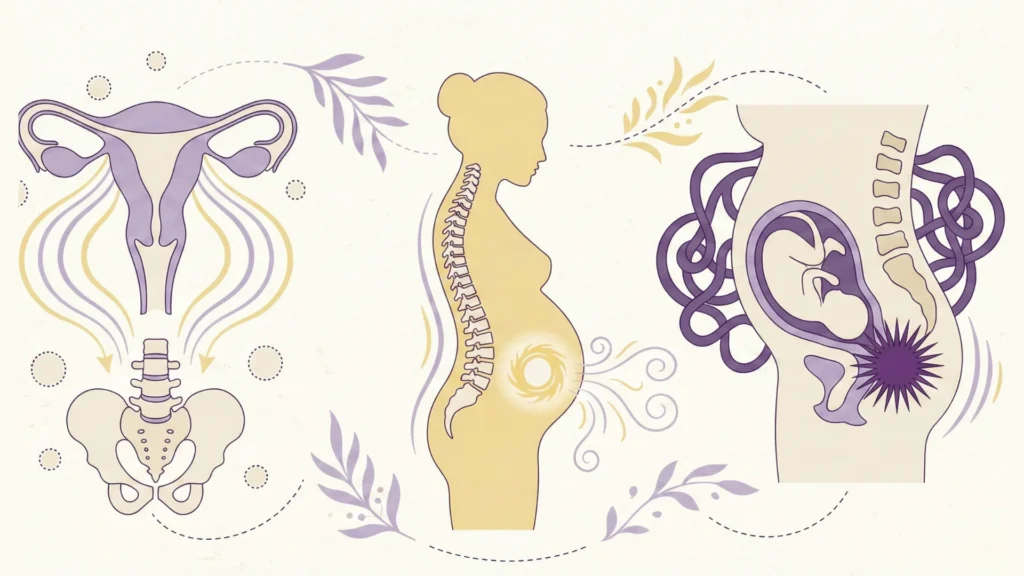 female kinds of back pain