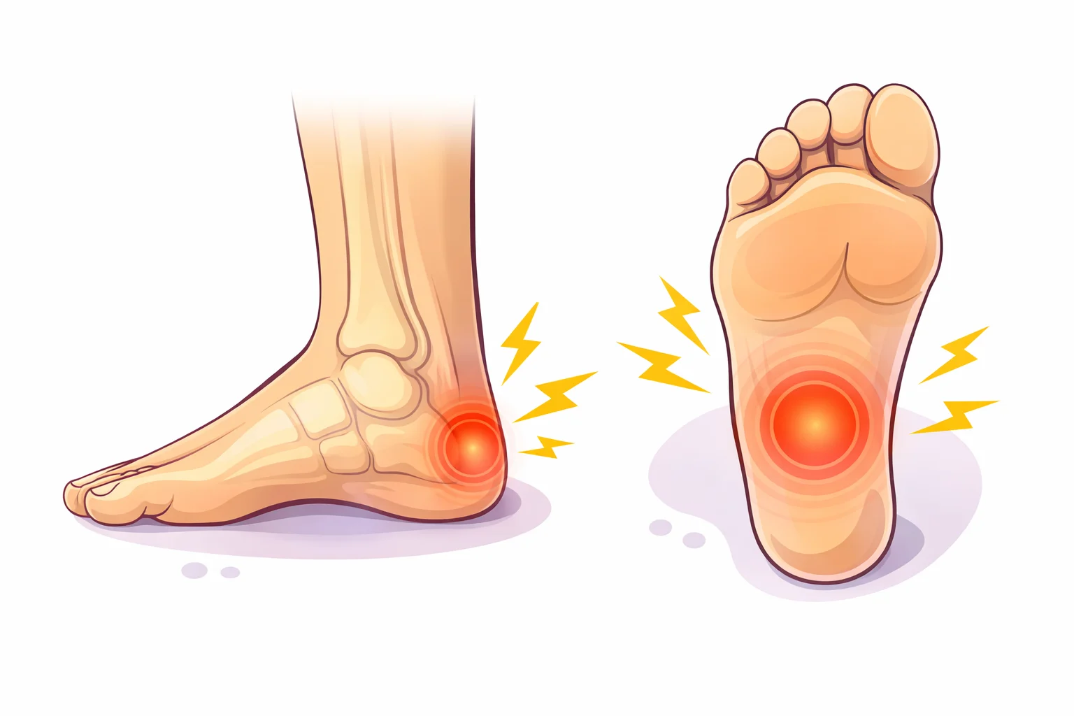 Back of heel pain