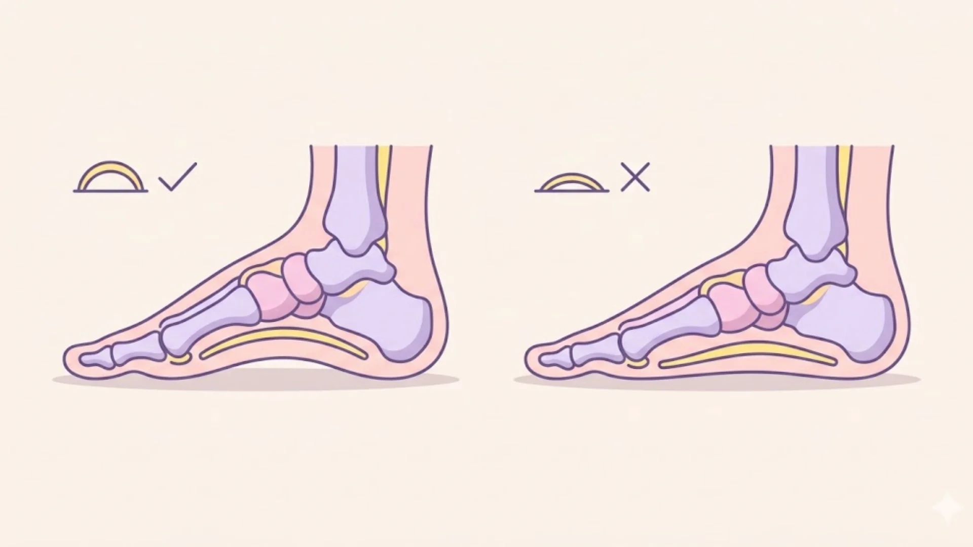 From Structure to Movement Flat Feet vs Normal Feet Compared