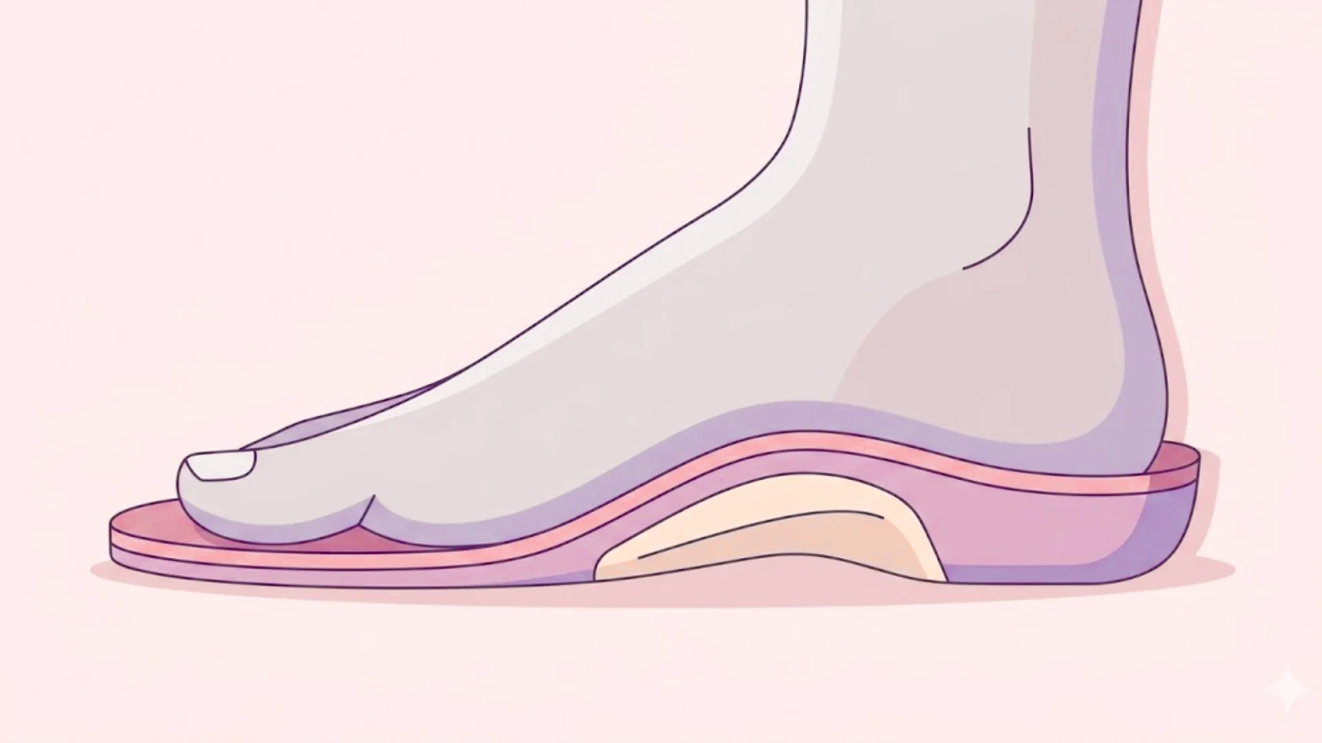 orthotic insole for flat feet