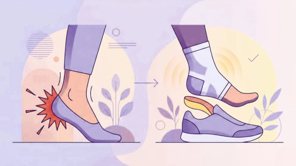 Daily Relief for Heel Pad Pain with the Right Support