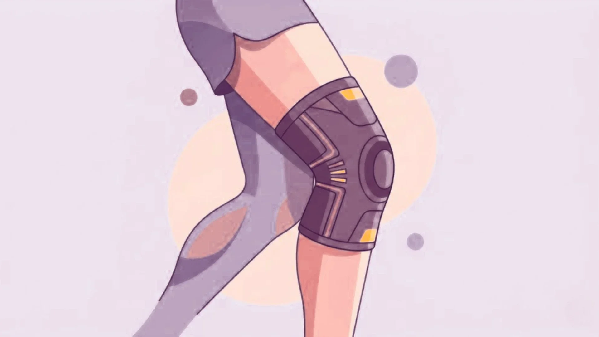 Knee Support for Walking, Training and Recovery