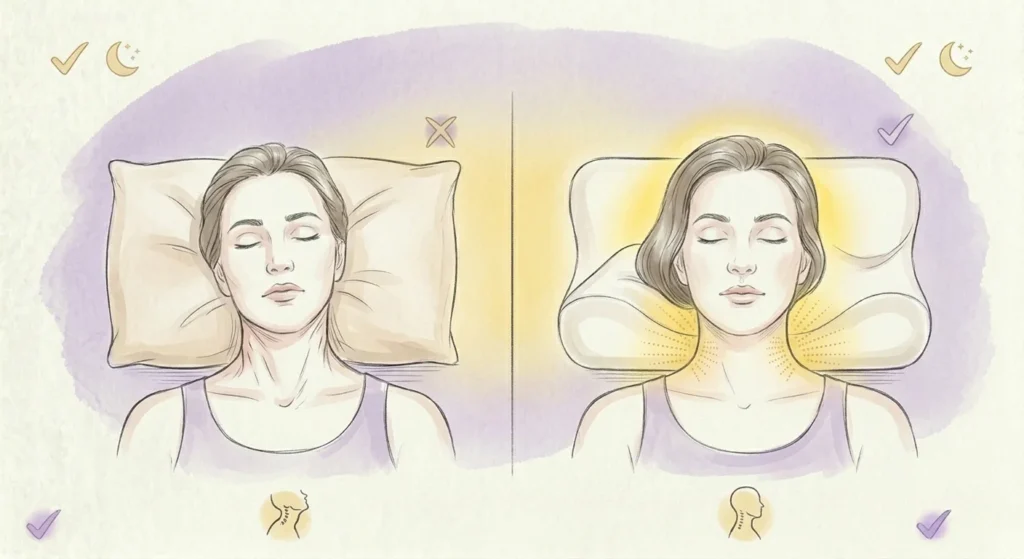 Memory Foam Neck Support Pillow