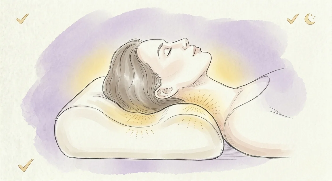 Memory Foam Neck Support Pillow