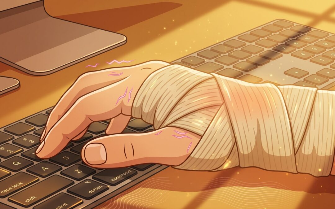 Why Settle for a Medical bandage at Your Desk? How the Wrist Support Urbane Redefines Low-Profile Ergonomics.