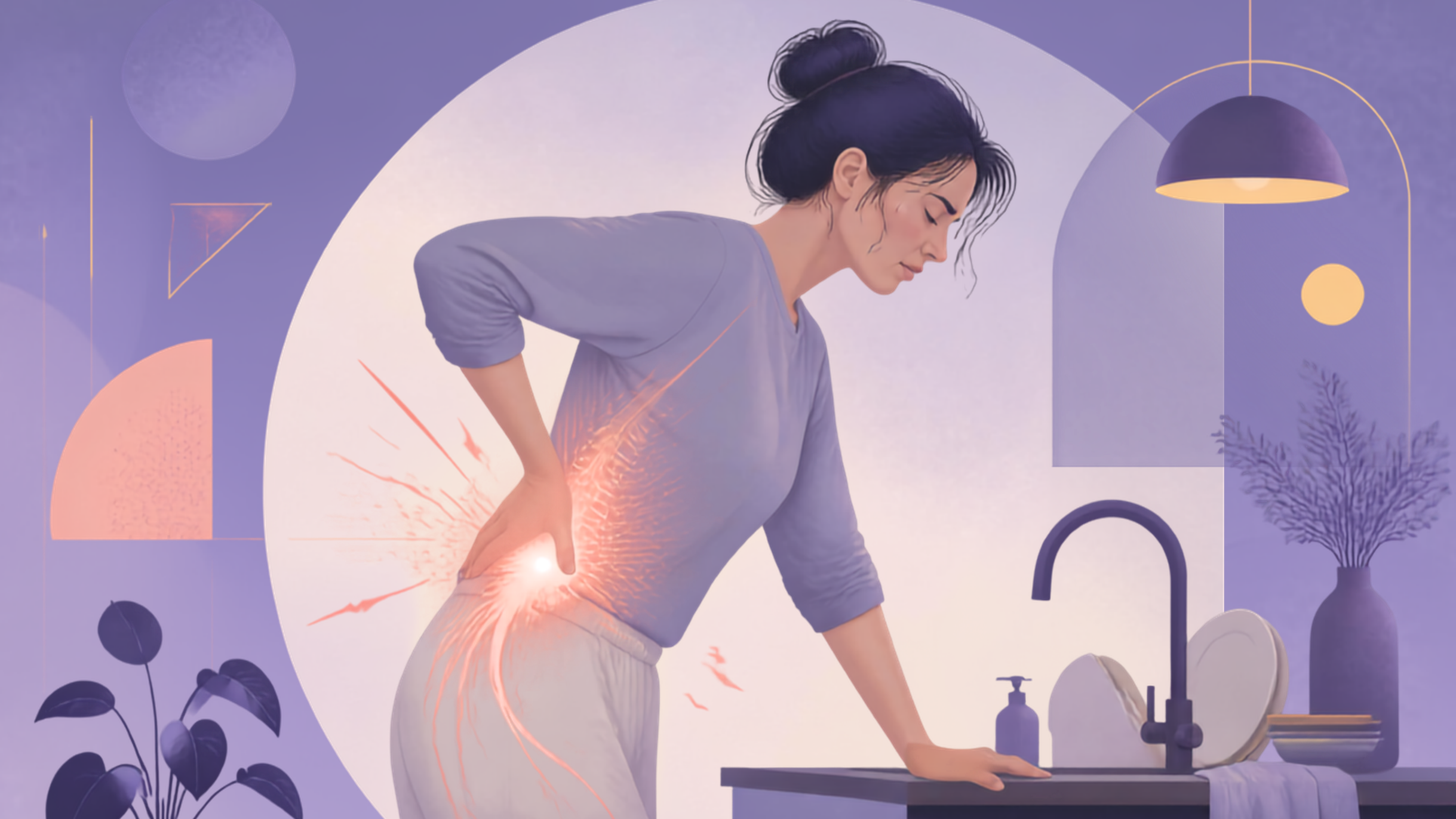 Relieve Back Pain While Washing Dishes