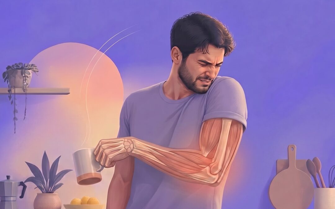 Why Does Lifting Your Coffee mug Hurt? Outer elbow pain.