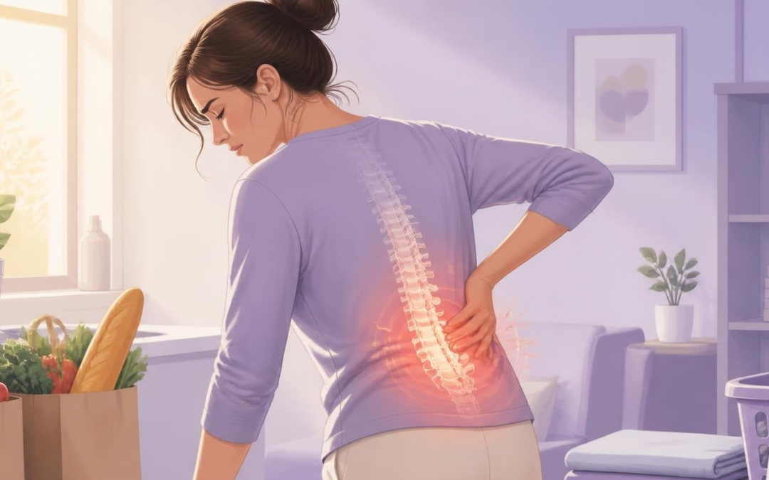 Are chores like groceries and laundry with a herniated disc making your back spasm? 