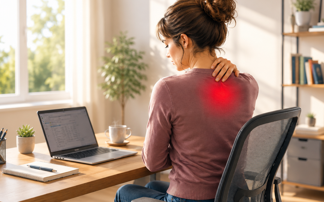 Upper Back Pain From Sitting: Causes, Relief, and Desk Ergonomics